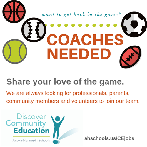 Coaches needed Coaches needed